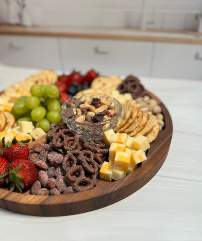 Three Section Swirl Serving Tray