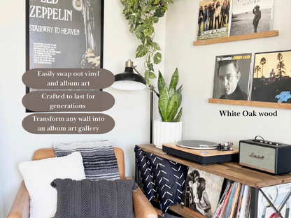 Vinyl Record Display Shelf