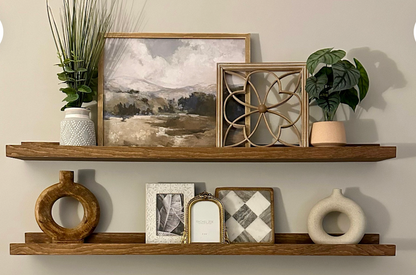 Extra-Deep Pine Picture Ledge