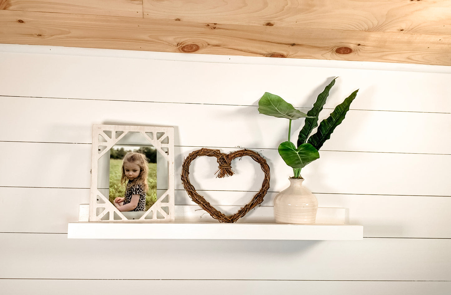 Extra-Deep Painted White Picture Ledge