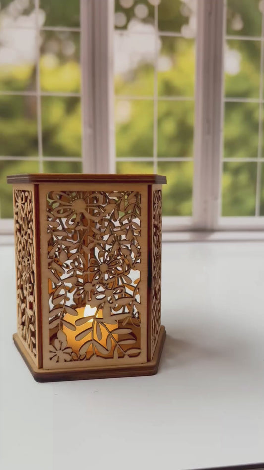 Floral Tea Light