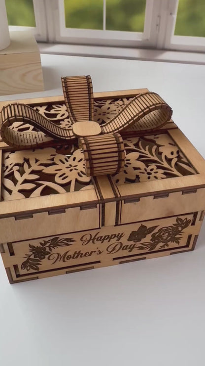 Mother's Day Bow Gift Box