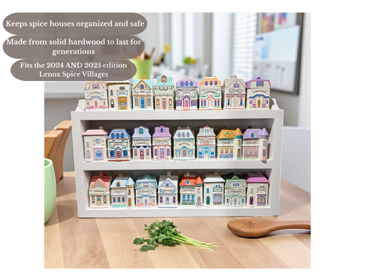 Countertop Lenox Spice Rack - Painted