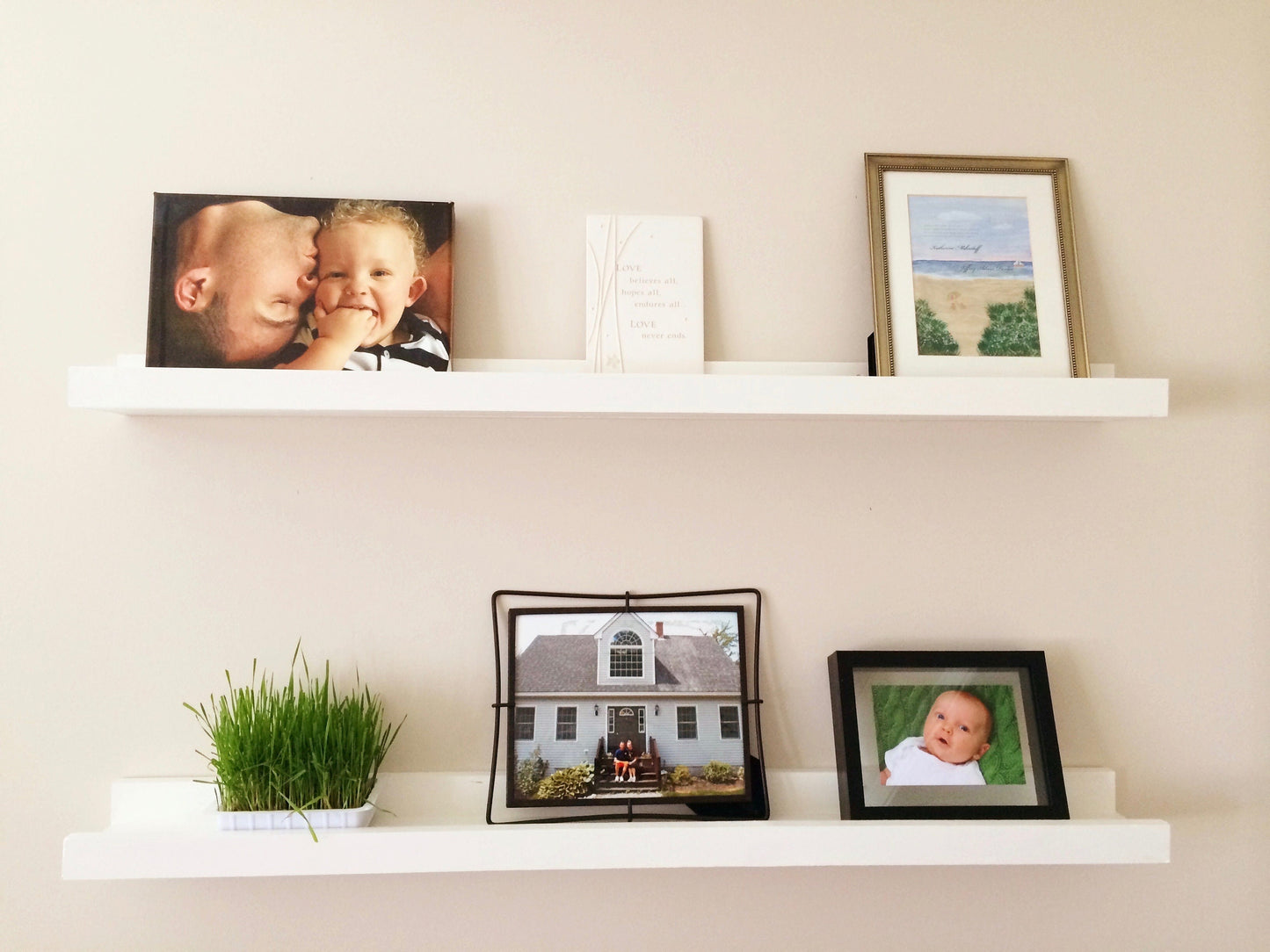 White Painted Picture Ledge