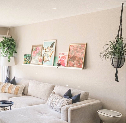 White Painted Picture Ledge