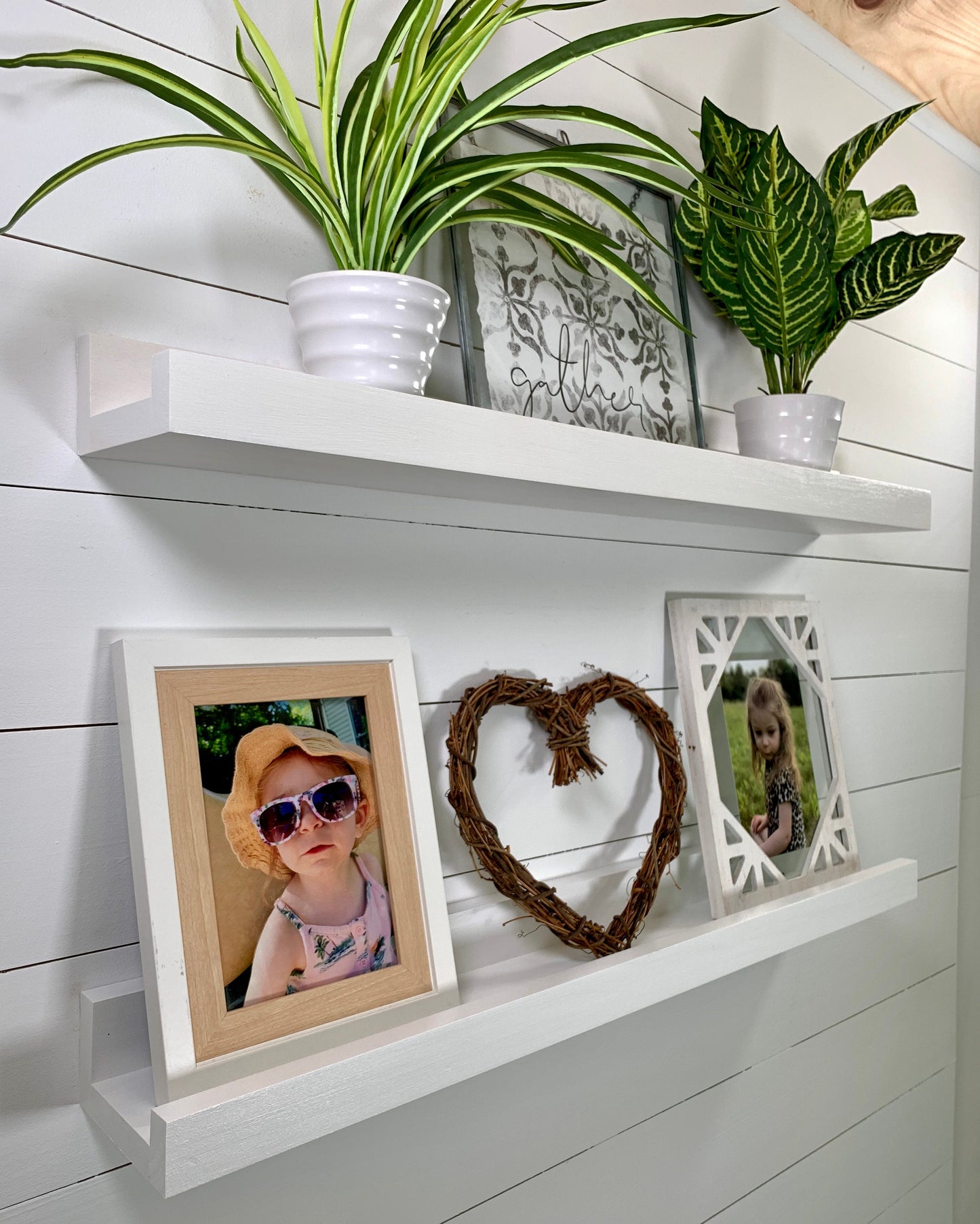 White Painted Picture Ledge