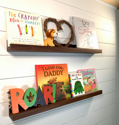 Walnut Nursery Book Shelf