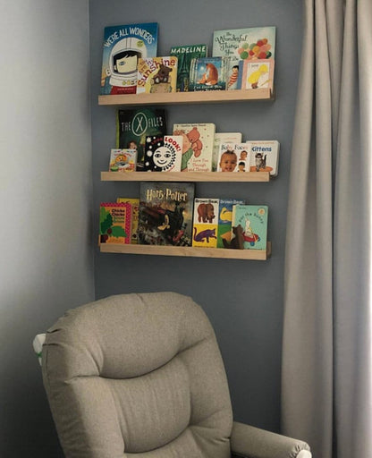Solid Maple Nursery Book Shelf
