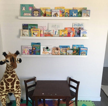 White Painted Nursery Book Shelf