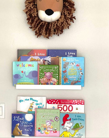 White Painted Nursery Book Shelf
