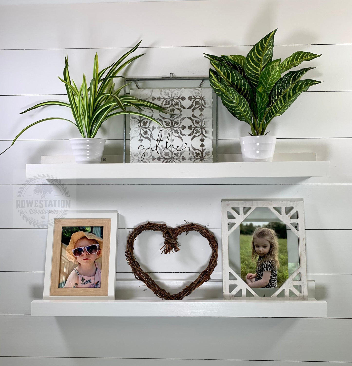 White Painted Picture Ledge