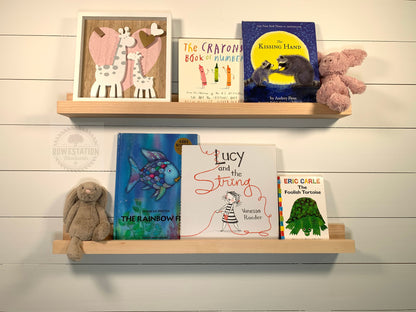 Solid Maple Nursery Book Shelf