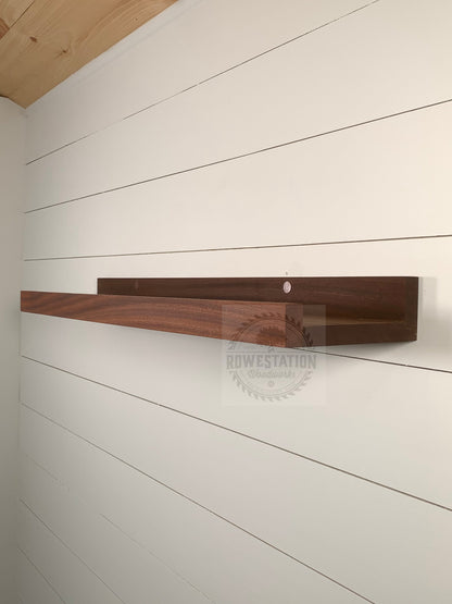 Extra-Deep Mahogany Picture Ledge