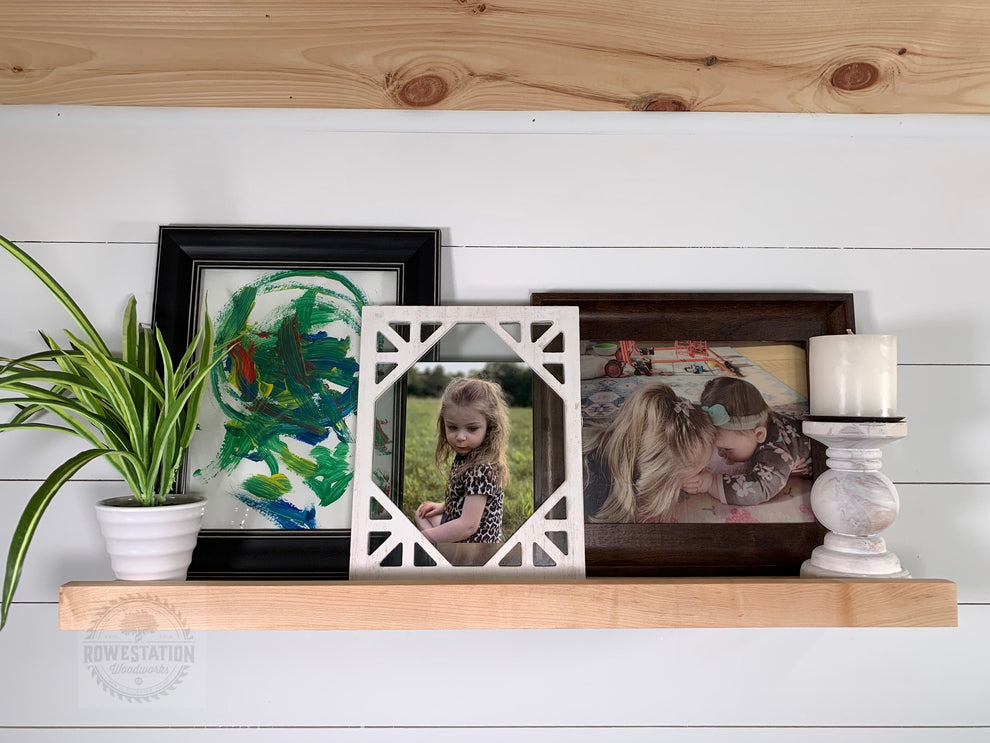 Extra-Deep Maple Picture Ledge – Rowe Station Woodworks