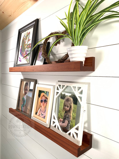 Solid Mahogany Picture Ledge