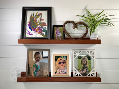 Solid Mahogany Picture Ledge